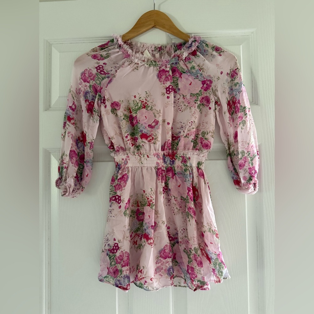 LoveShackFancy Girls Mini Popover Dress - sz10